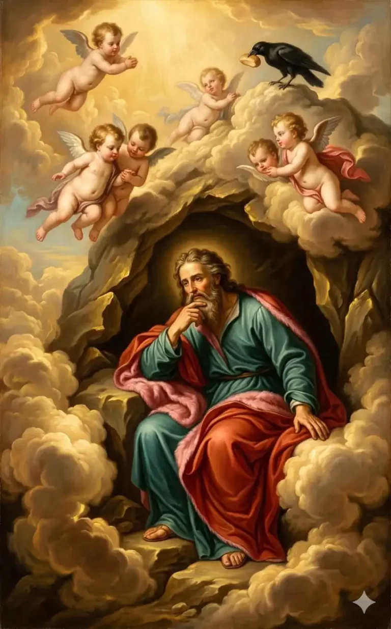 San Elías, ascendido al Cielo